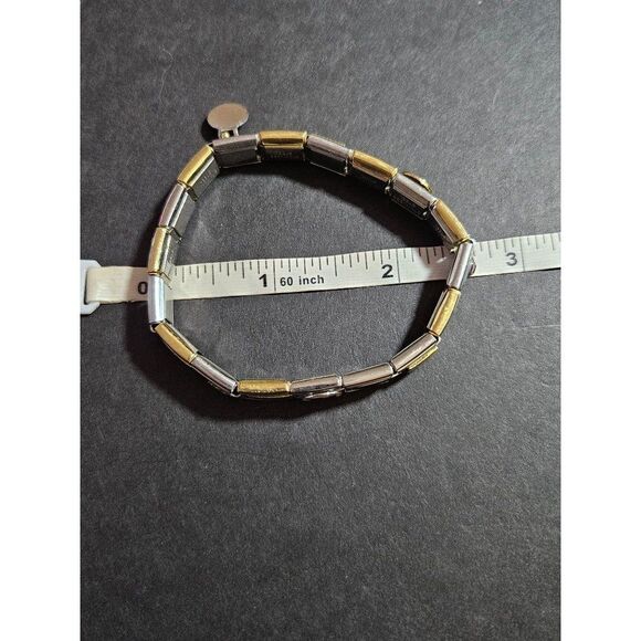 Silver tone Italian charm bracelet - Picture 10 of 10